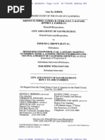 San Francisco's Reply To Amicus Briefs