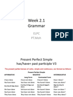 Week 2.1 Grammar: Elpc PT - Moh