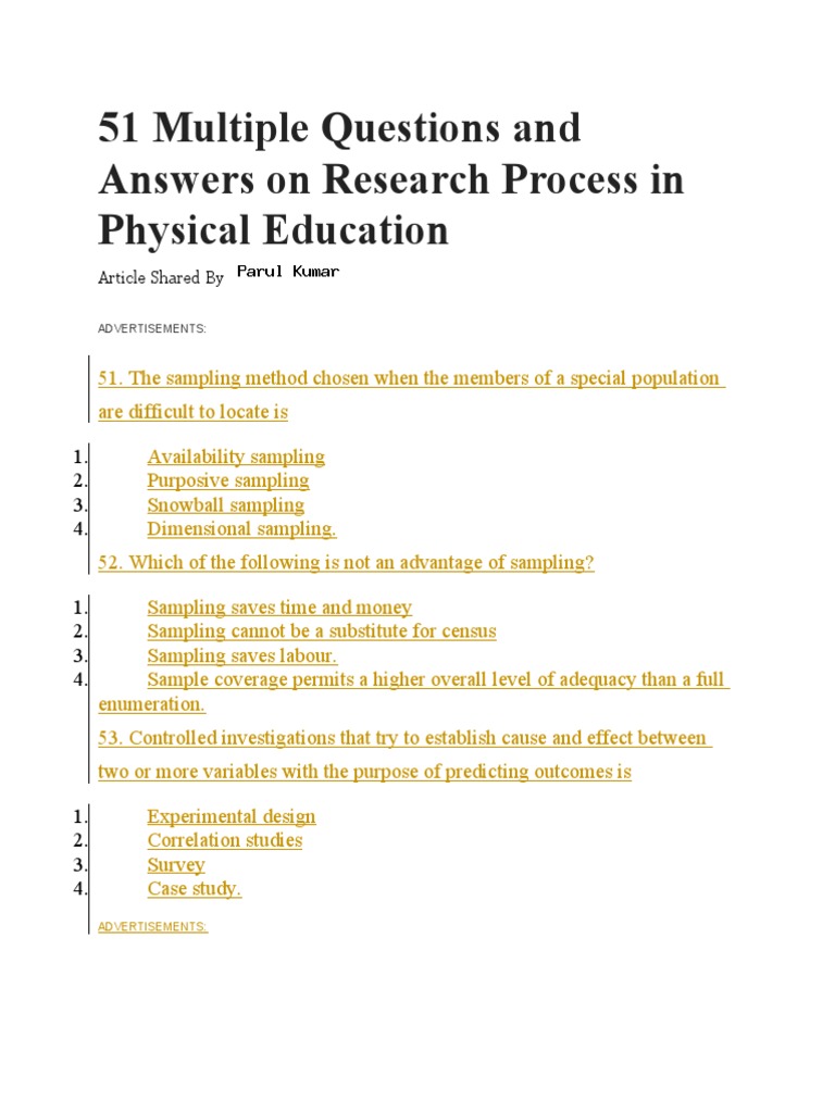 multiple choice questions and answers on research methods pdf