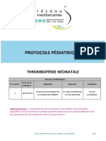 Protocole Thrombopenie 20210726