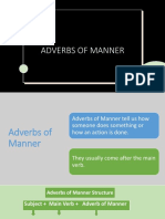 Adverbs of Manner - Teams