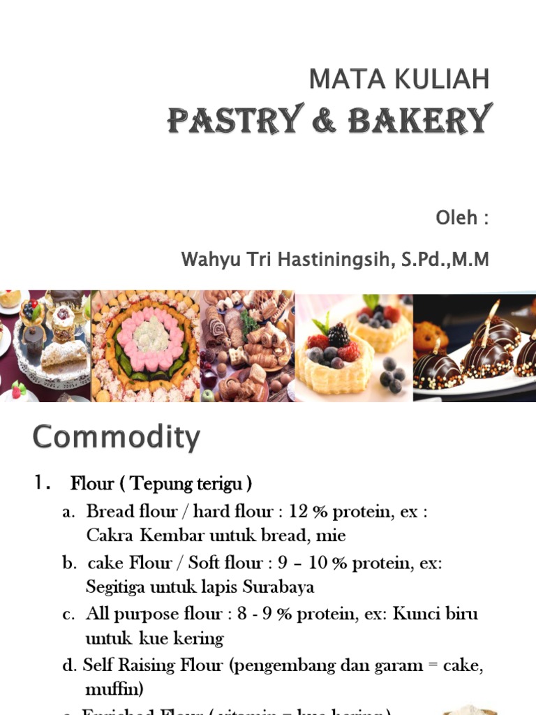 Pastry & Bakery - Commodity | PDF