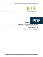 141268060PMO Project Assurance Plan Template