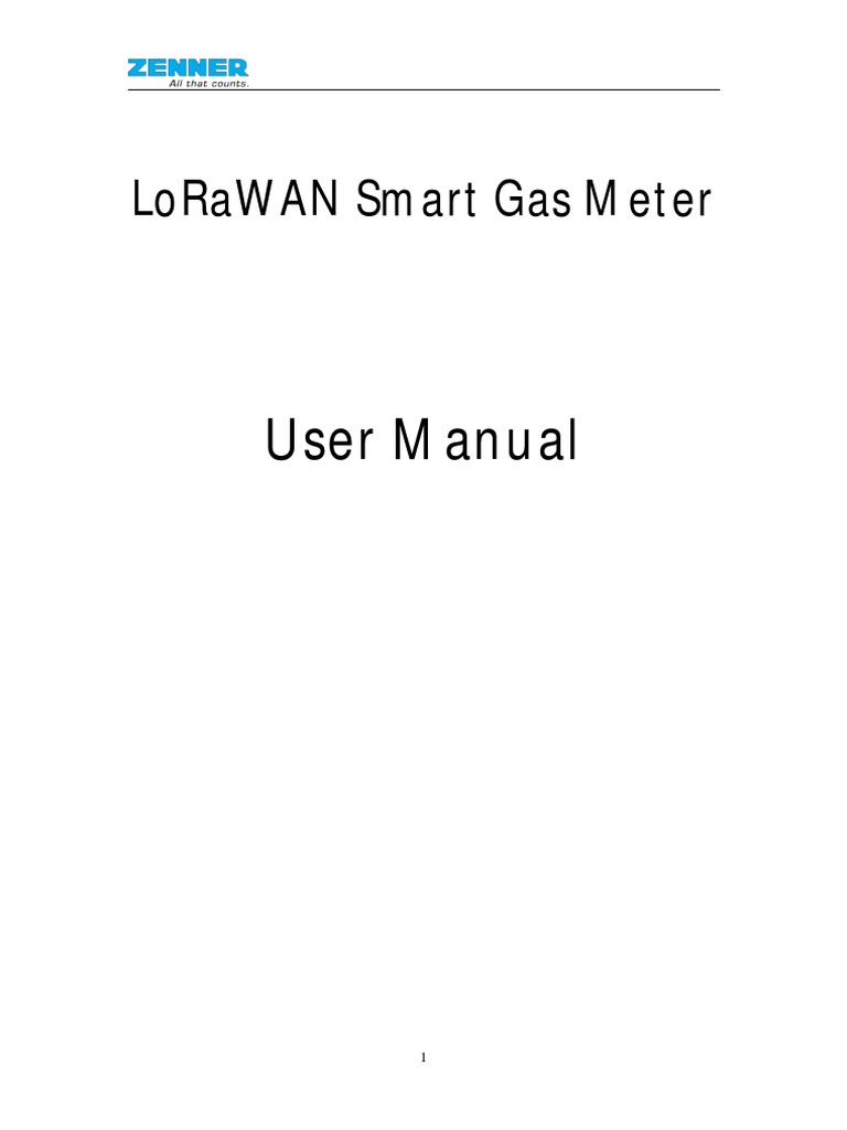 LoRaWAN Smart Gas Meter Manual | PDF | Vacuum Tube | Electrical Engineering
