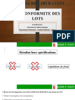 Notions de Libération Et Conformité Des Lots