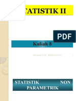 Statistik Ii Statistik Ii: Kuliah 8