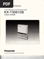 KX-T30810B Manual