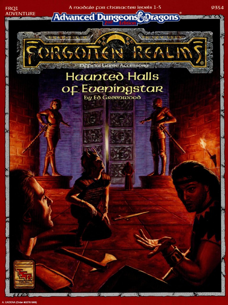 Frq1 haunted halls of eveningstar 2e download free pdf tsr inc 
