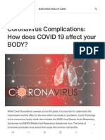 Coronavirus Complications - How Covid-19 Effect Your Lungs - Narayana Health