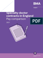 Bma Specialty Doctor Contract Pay Explainer England Feb 2021