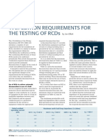 17Th Edition Requirements For The Testing of RCDS: by Jon Elliott