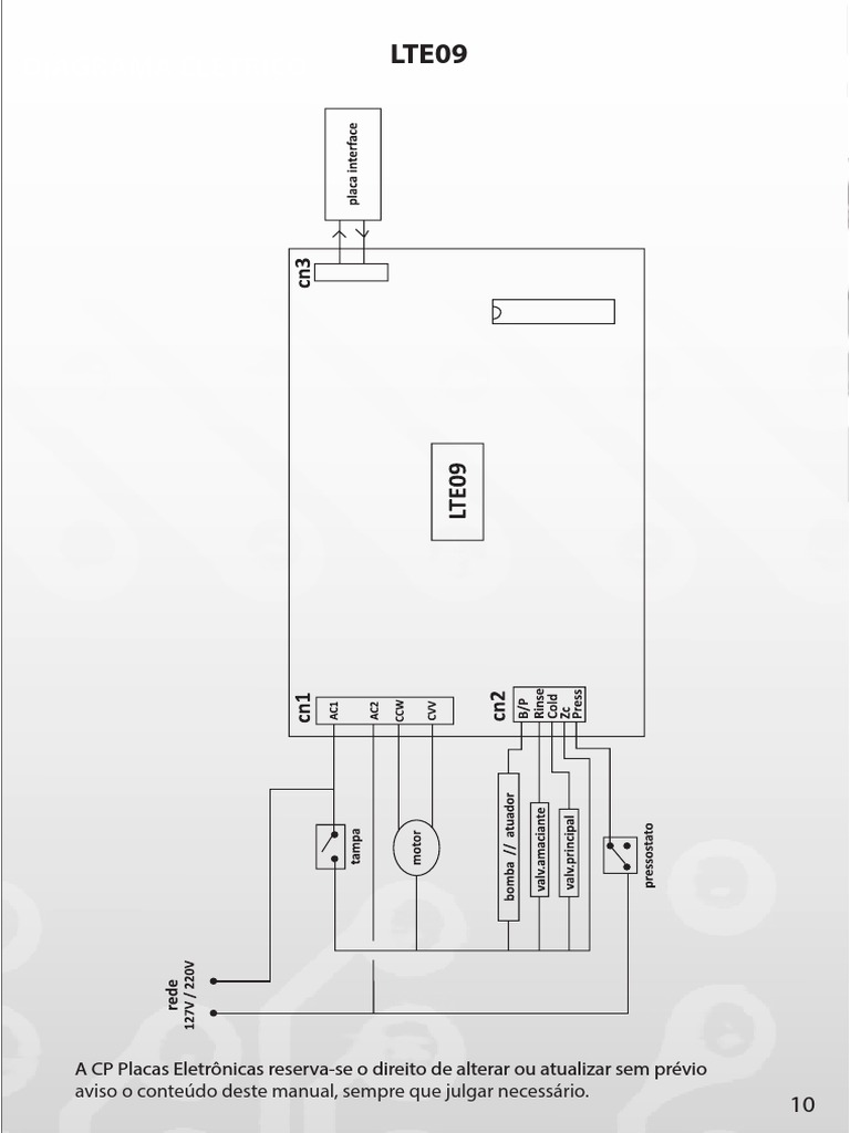 CP Placas - LTE09 - CP0941 - Diagrama Elétrico | PDF