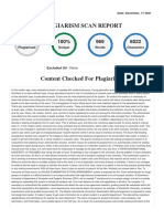 Plagiarism Report For Proposal