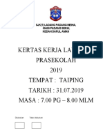 Kertas Kerja Lawatan TAIPING 2019