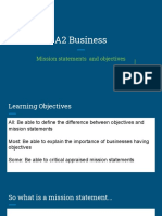 1.mission Statements and Objectives