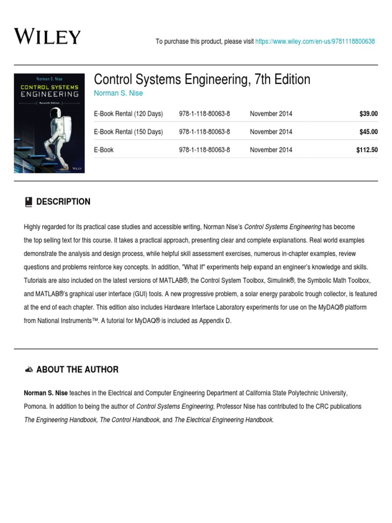 Wiley - Control Systems Engineering, 7th Edition - 978-1-118-80063asa-8 ...