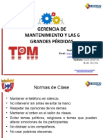 Presentacion TPM Gerencia y 6 Grandes Perdidas