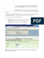 Step1: Use The Transaction Code LSMW To Upload The Data Using Legacy System Migration Work Bench