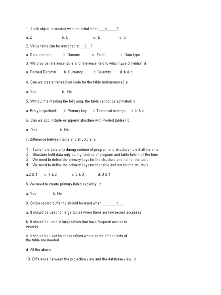 DD Quiz PDF Databases Database Index