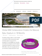 Global BIM Collaboration Creates The Massive Baku Stadium in 18 Months - Tekla