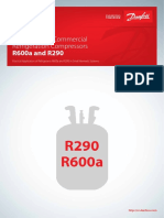Danfoss Light Commercial Refrigeration Compressors: R600a and R290