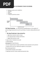 Classification of Production Systems