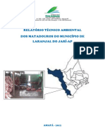 Relatório Técnico Ambiental Matadouros Jari