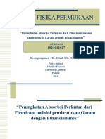 Kimia Fisika Permukaan: "Peningkatan Absorbsi Perkutan Dari Piroxicam Melalui Pembentukan Garam Dengan Ethanolamines