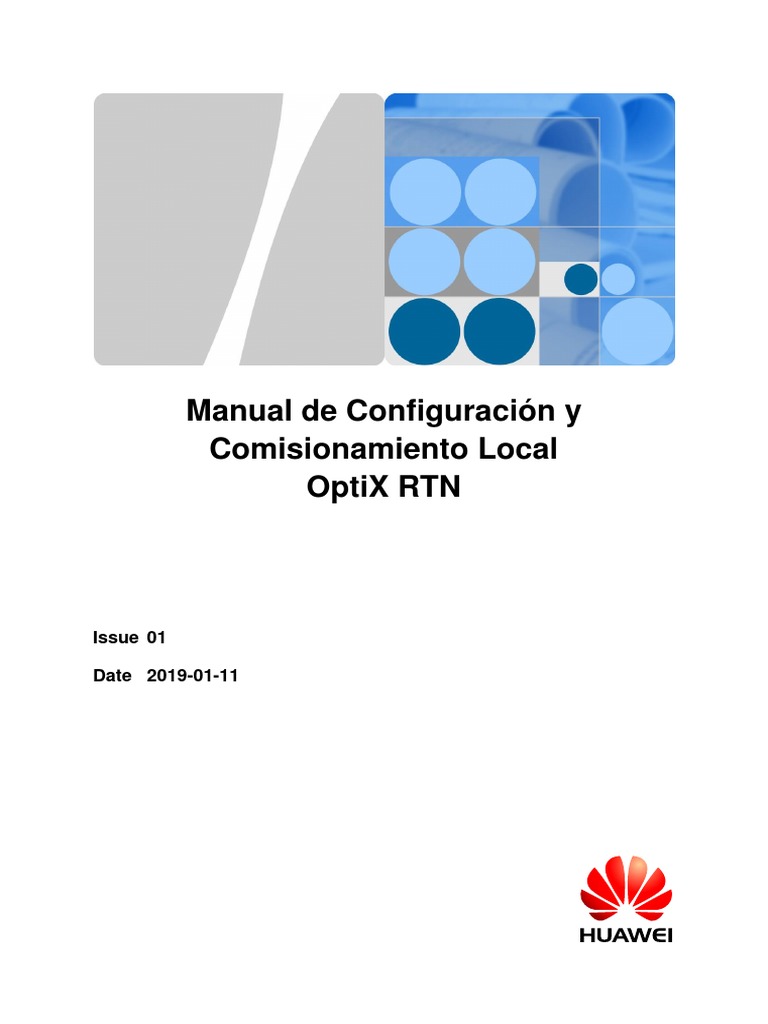 Manual de Configuración y Comisionamiento OptiX RTN | PDF ...