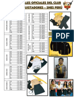 Materiales Oficiales Del Club de Conquistadores - Shes Perú