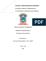 CASO DE TRANSITO Y TRANSBORDO Julio Quispe Gutierrez