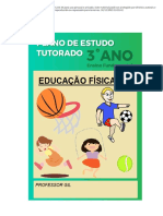 Apostila de atividades de Educação Física (3º ano do ensino fundamental - anos iniciais) Plano de Aula para Ensino Remoto _ Passei Direto