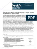 Evaluation of the Cracking Performance of Asphalt Binders at Intermediate Temperatures