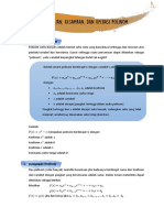 Pengertian Kesamaan Dan Operasi Polinom