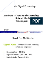 Multirate Signal Processing: Changing Sampling Rates