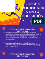 Juegos Modificados en La Educacion