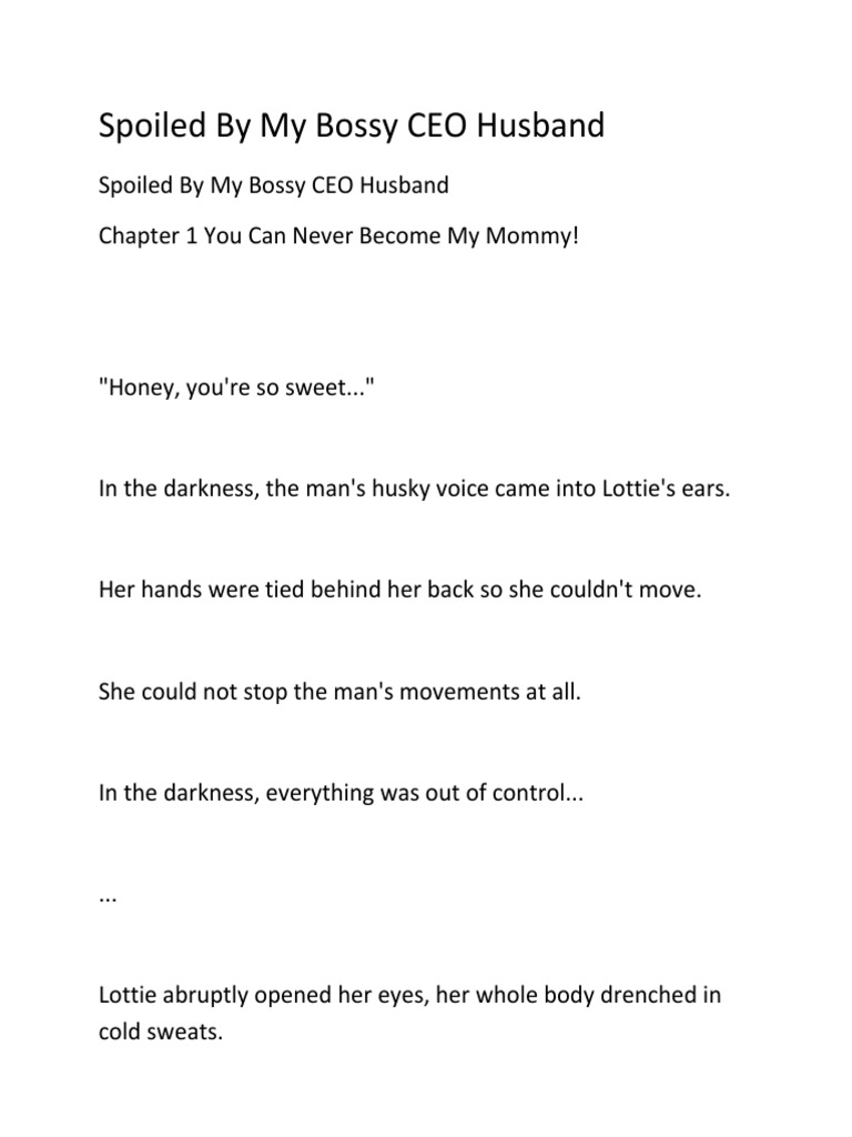 Spoiled by My Bossy CEO Husband PDF
