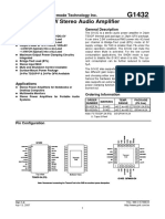 2.6W Stereo Audio Amplifier: Global Mixed-Mode Technology Inc