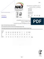 Zarazma Persia Co.: Certificate of Analysis