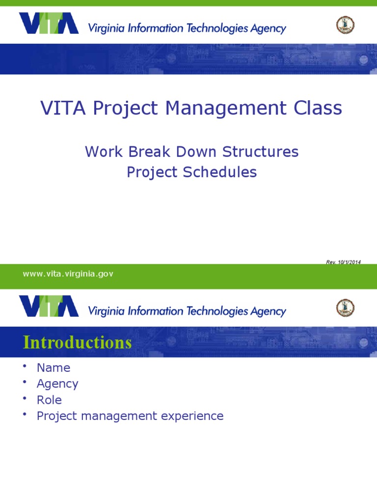 WBS Class Project Plan PDF Project Management Computing