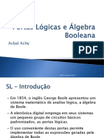 Boole's algebraic logic and digital logic gates