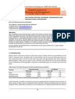 BUSINESS AND INFORMATION SYSTEM STRATEGIC ALIGNMENT DETERMINANTS AND