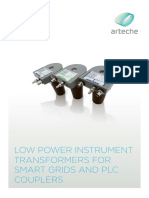 Low Power Instrument Transformers For Smart Grids and PLC Couplers