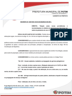 Decreto 1657 Novas Medidas Pandemia Adm