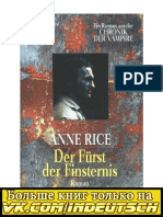 Rice Anne - Der Fuerst Der Finsternis