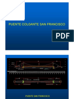 Análisis p-delta puente colgante