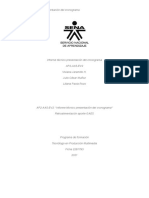 AP2-AA5-EV2 GAES FORO Foro "Informe Técnico - Presentación Del Cronograma"