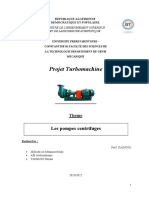 Projet Turbomachine