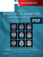 Pérdida de Memoria, Alzheimer y Demencia. Una Guía Práctica Para Médicos
