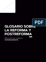 Glosario de La Reforma y Postreforma